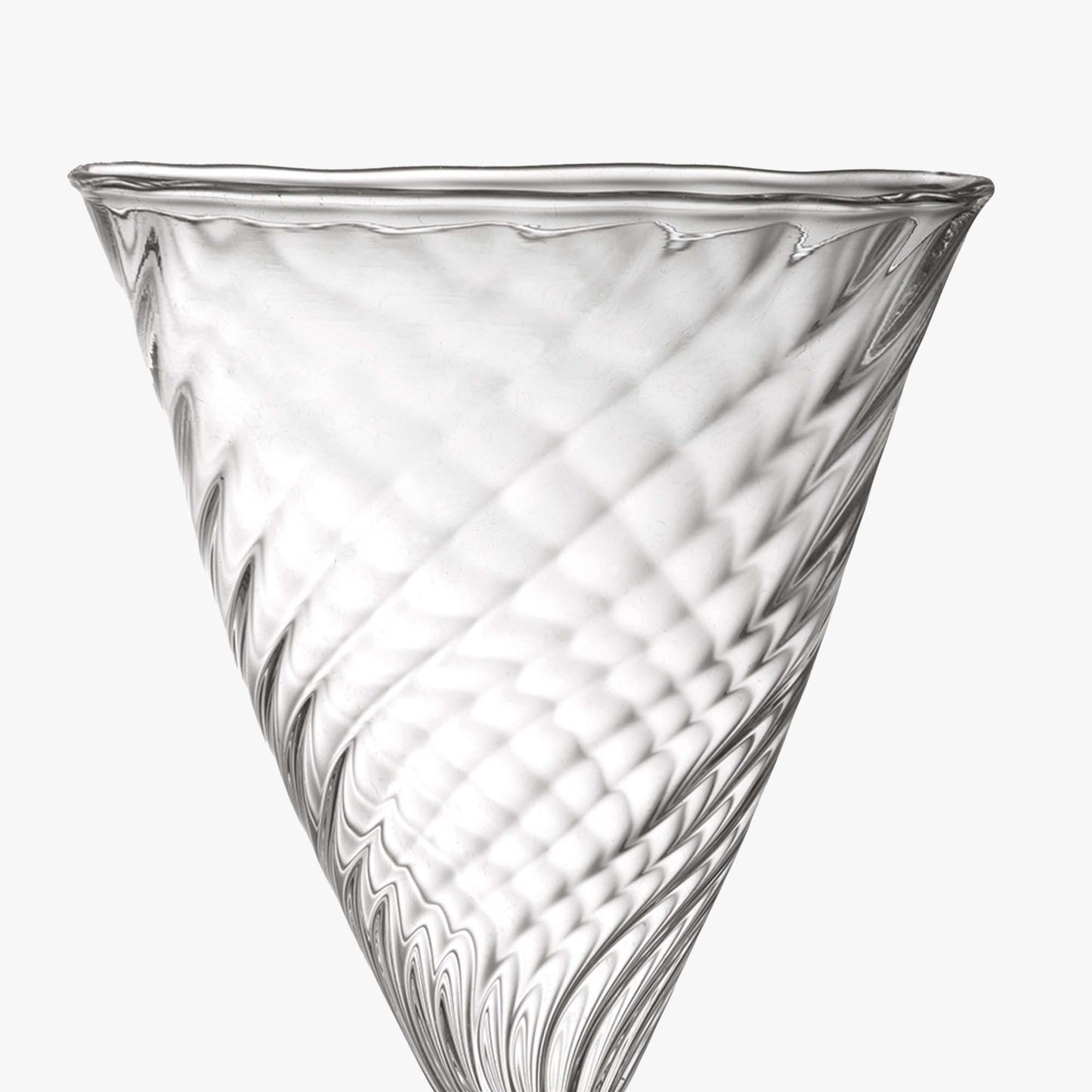 Glass - Grey Stem - Large