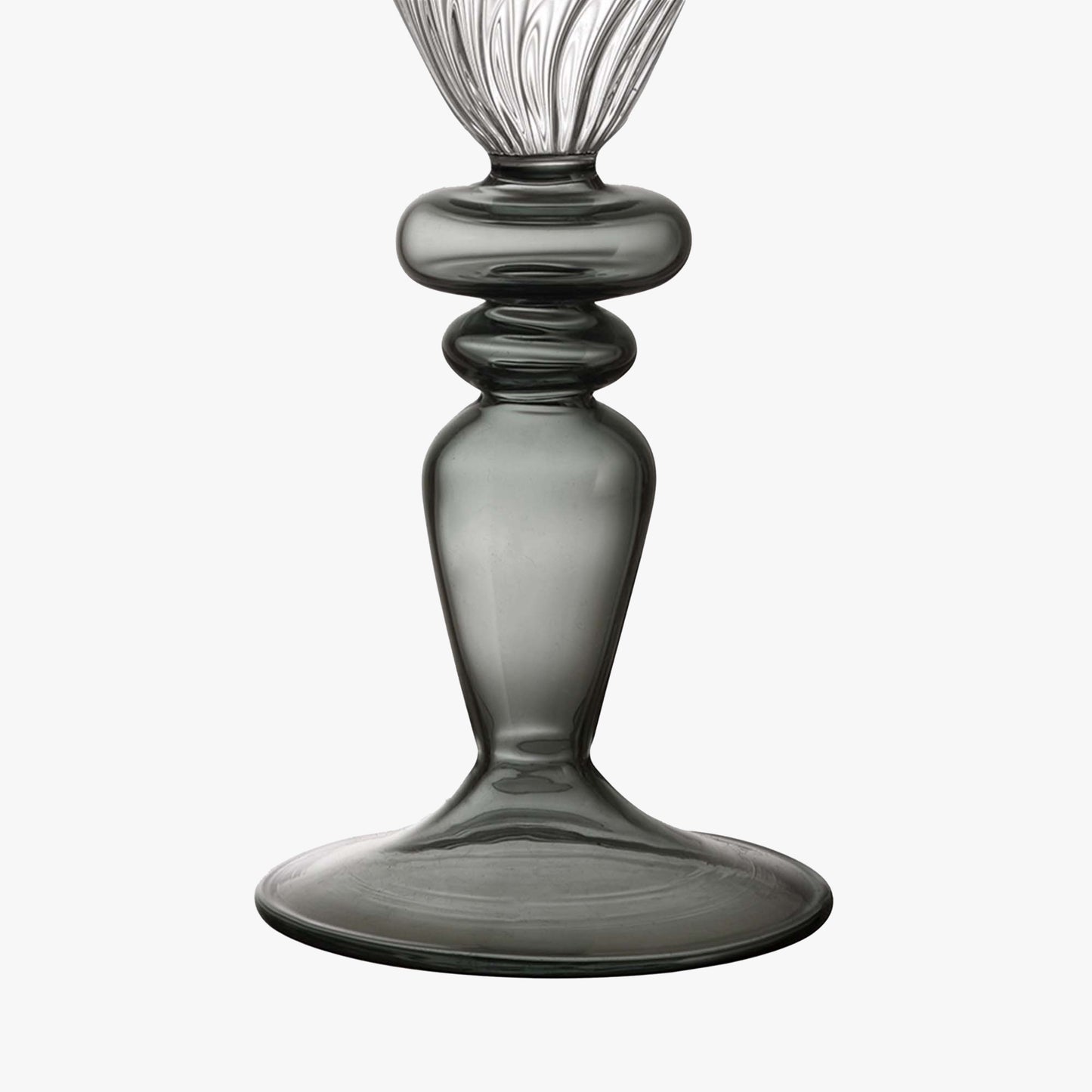 Glass - Grey Stem - Large