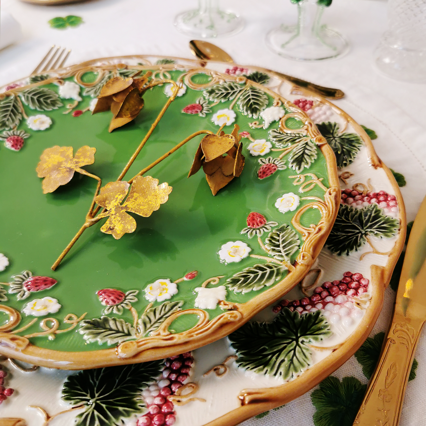George Sand Green Appetizer Plate