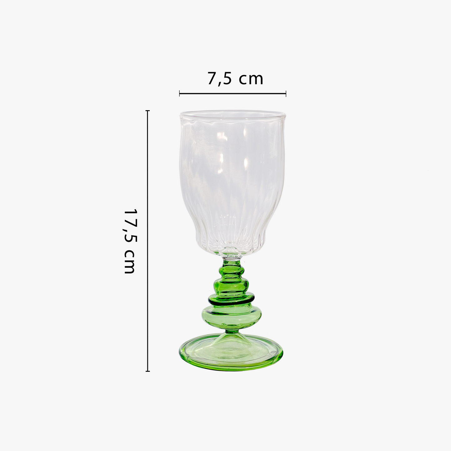
                  
                    Wine Glass - Green Stem
                  
                