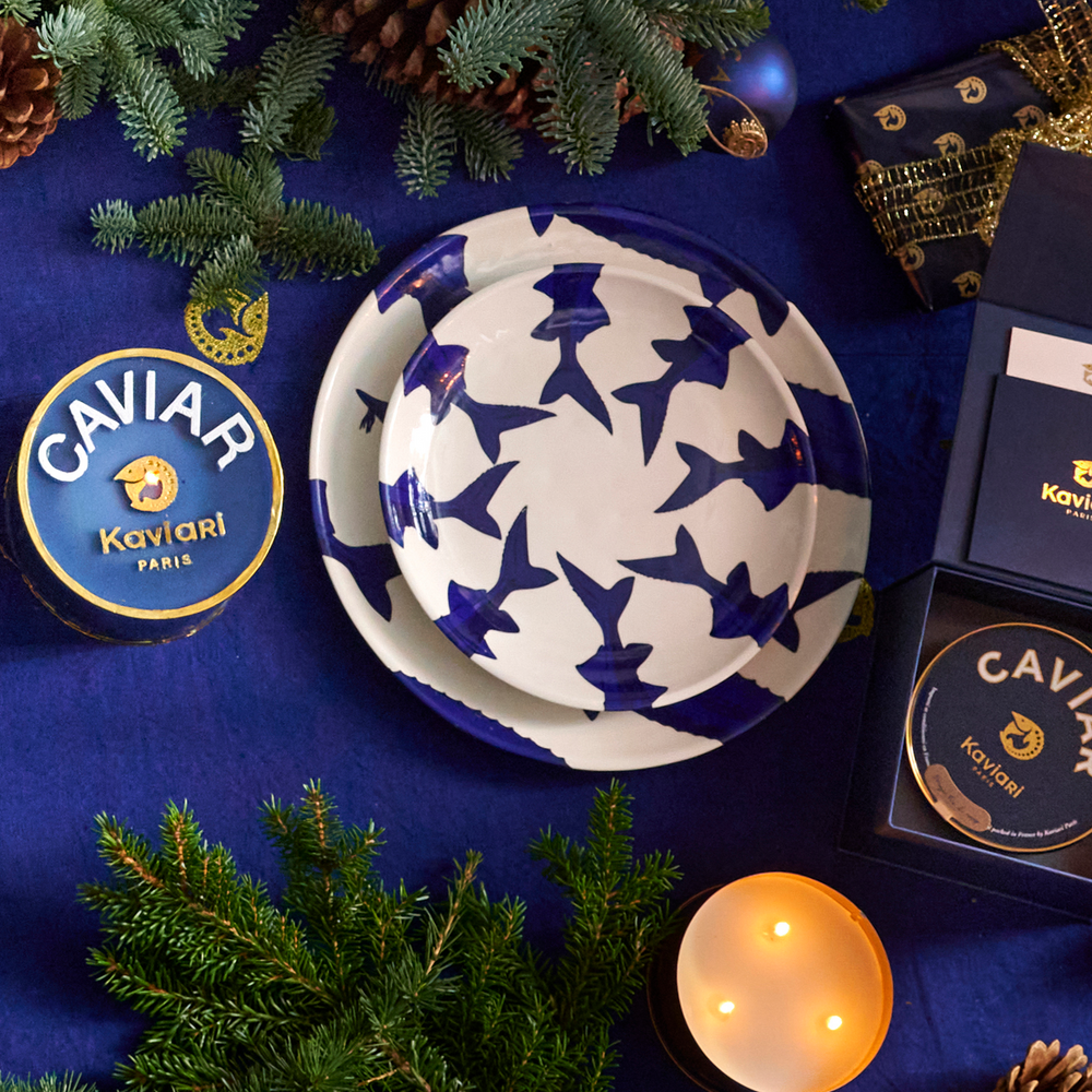 Assiette Bleue - Large
