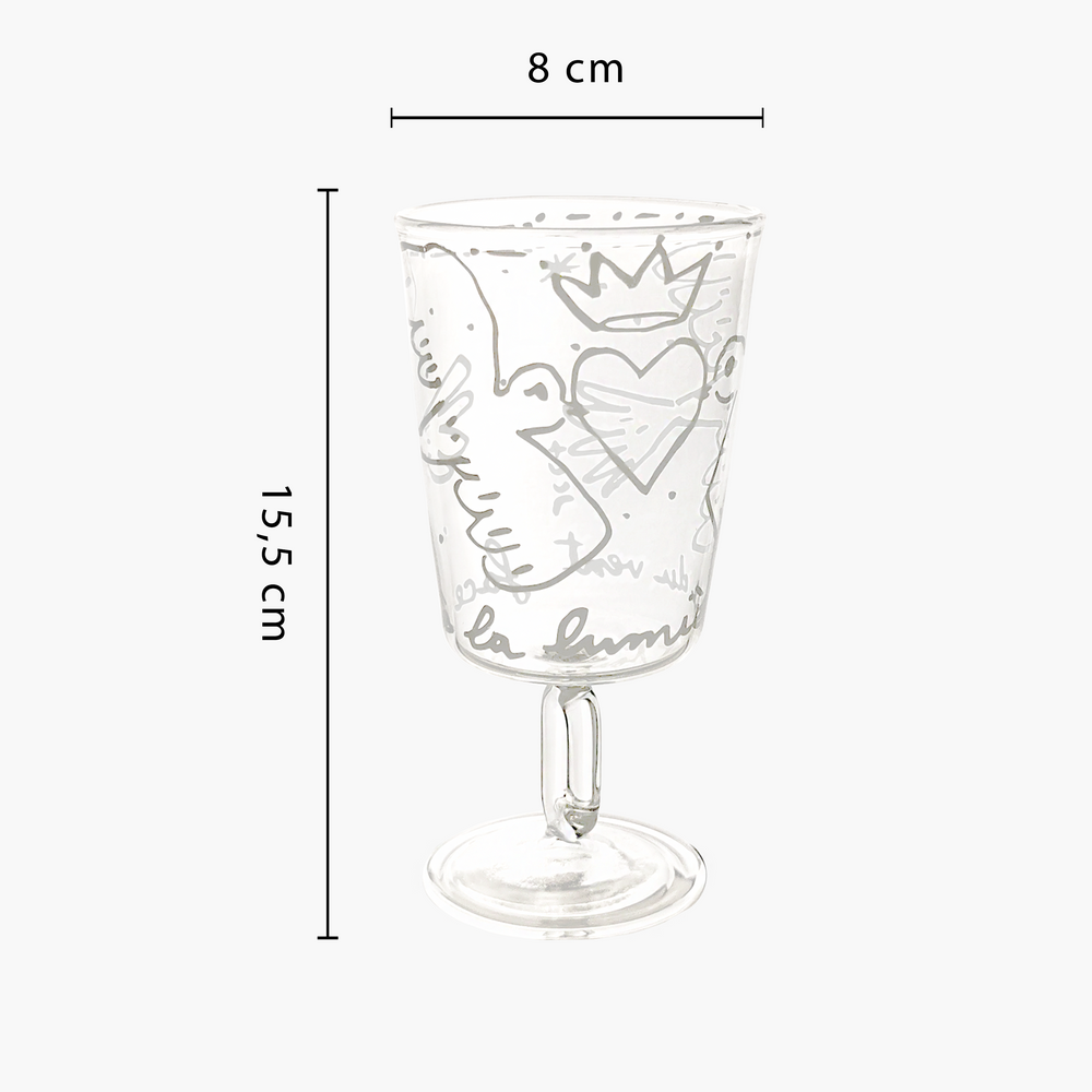 Wine Glass Dove - Tall