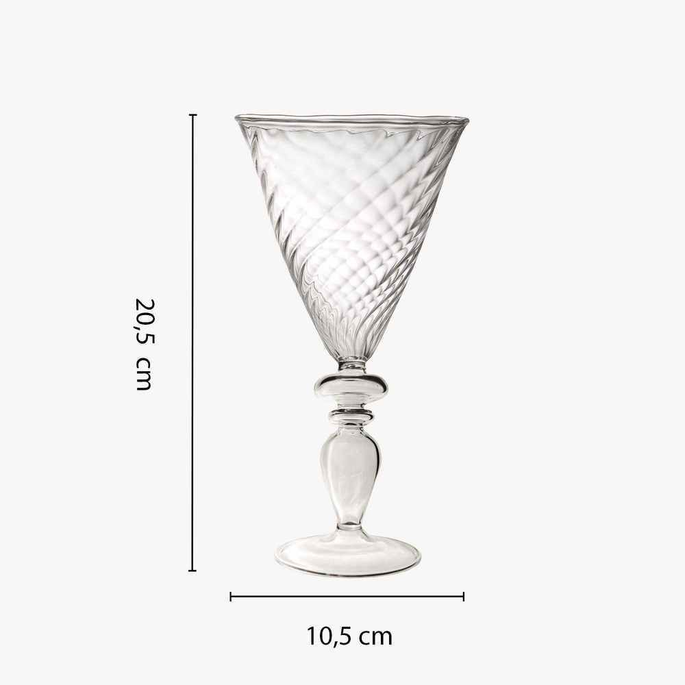 Verre - Pied Clair - Large