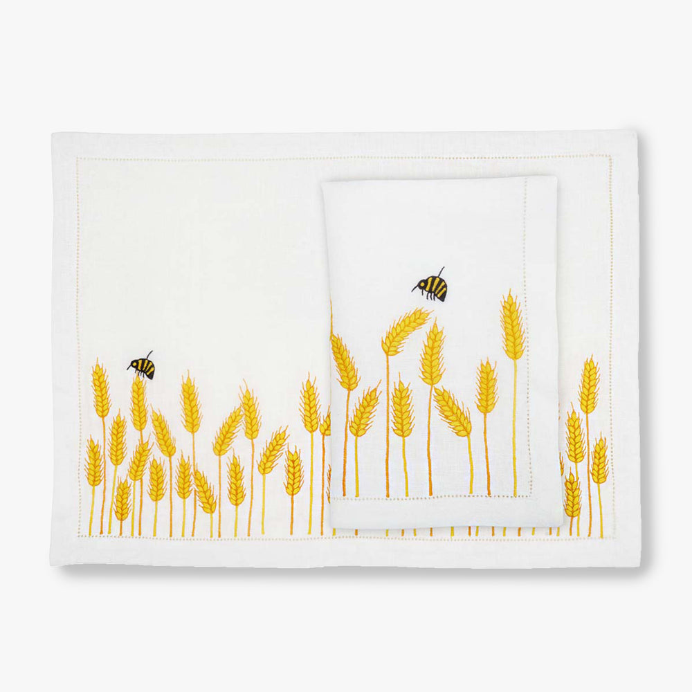 Wheat Napkin - White