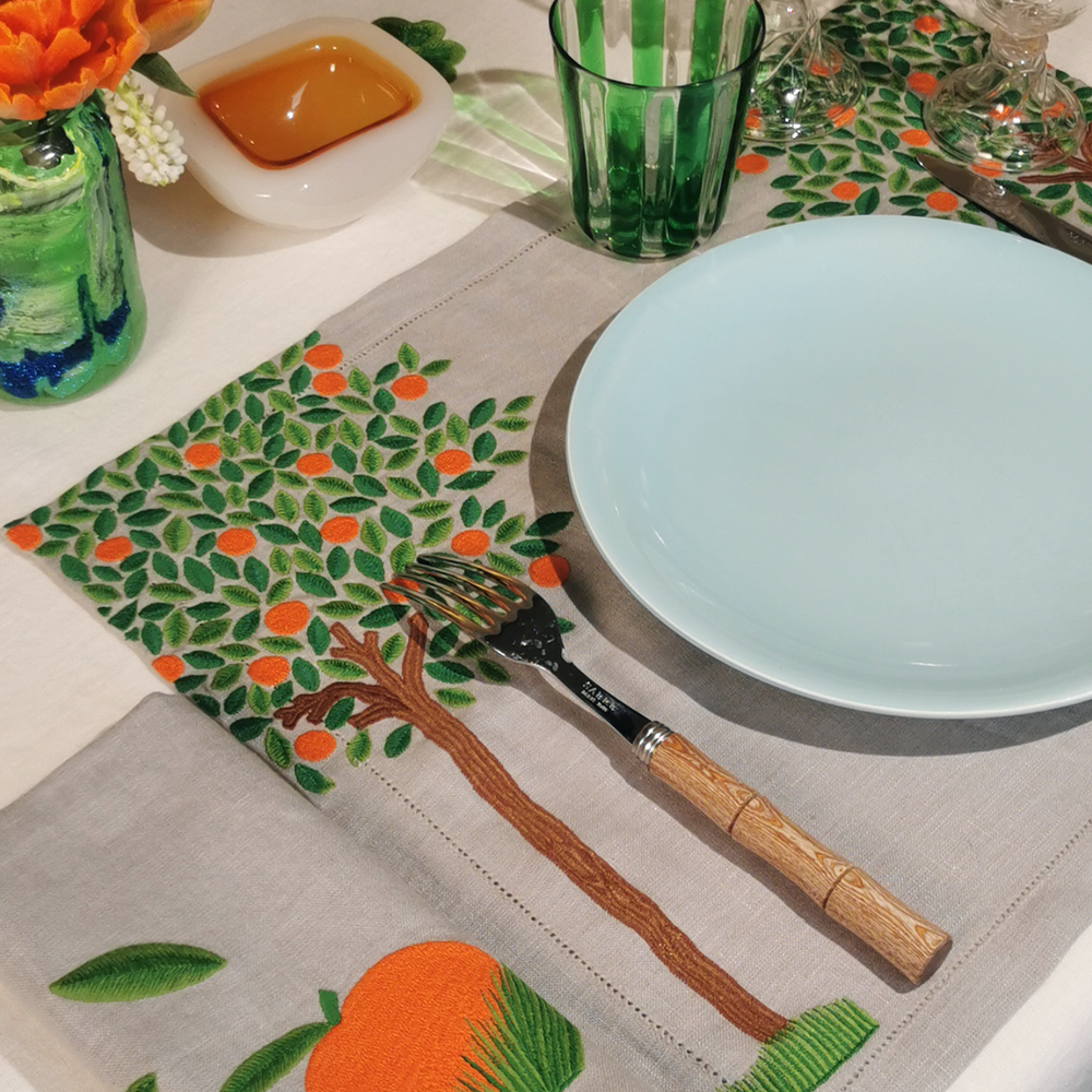 Set de Table Oranger - Perle