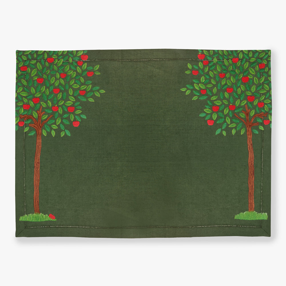 
                  
                    Apple Tree Placemat - Dark Green
                  
                