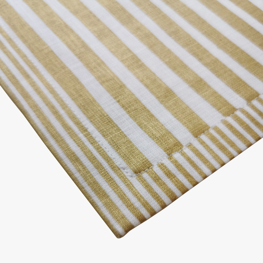 Striped Placemat - Gold