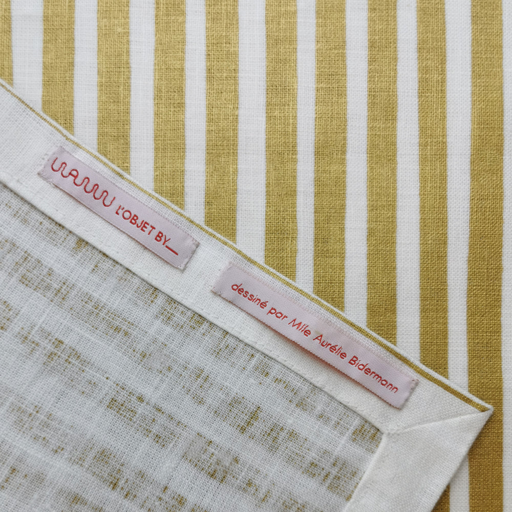 Striped Placemat - Gold