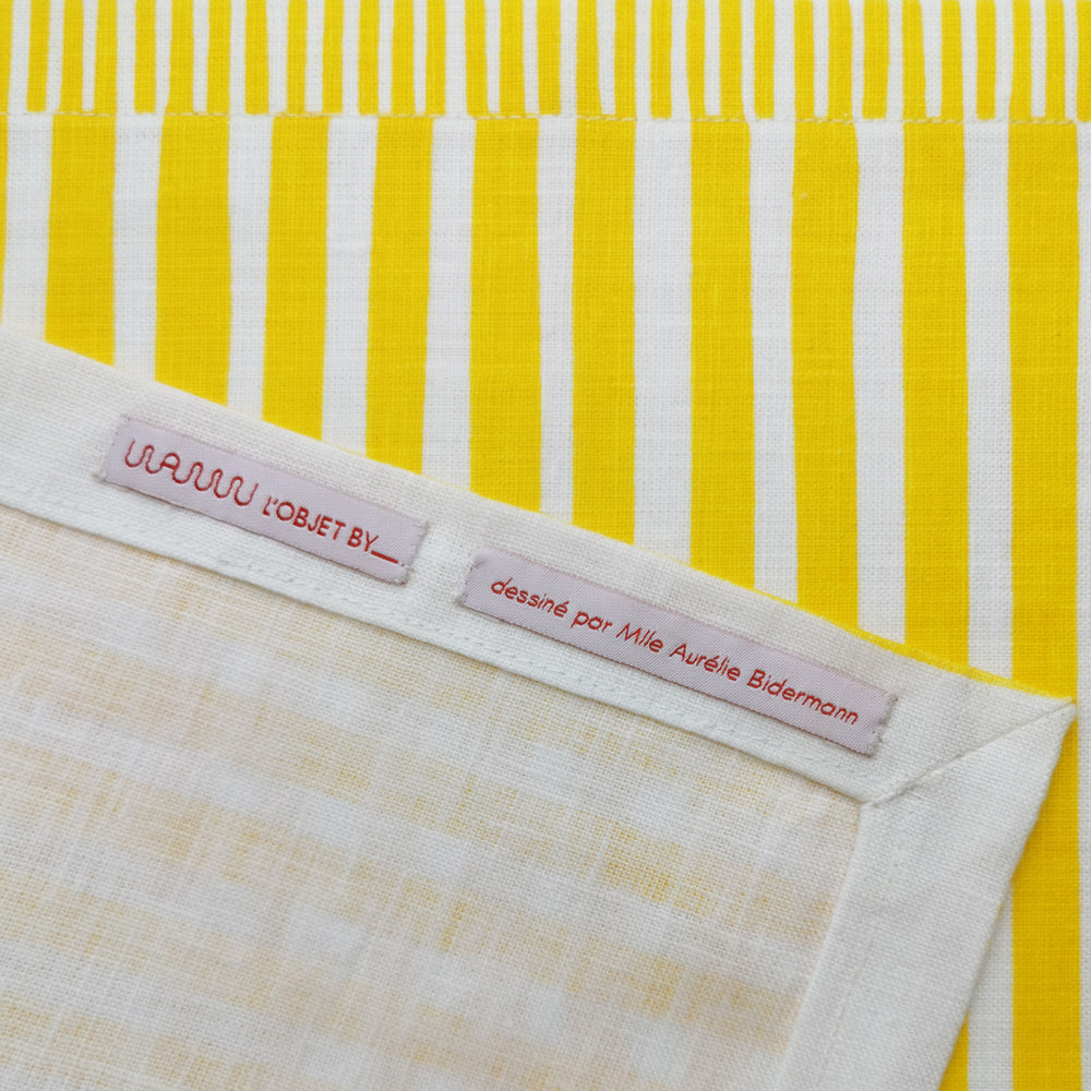 Set de Table Rayé - Jaune Soleil