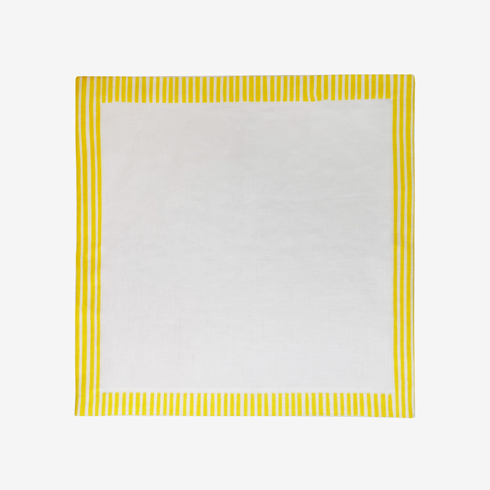 
                  
                    Striped Napkin - Sunny Yellow
                  
                
