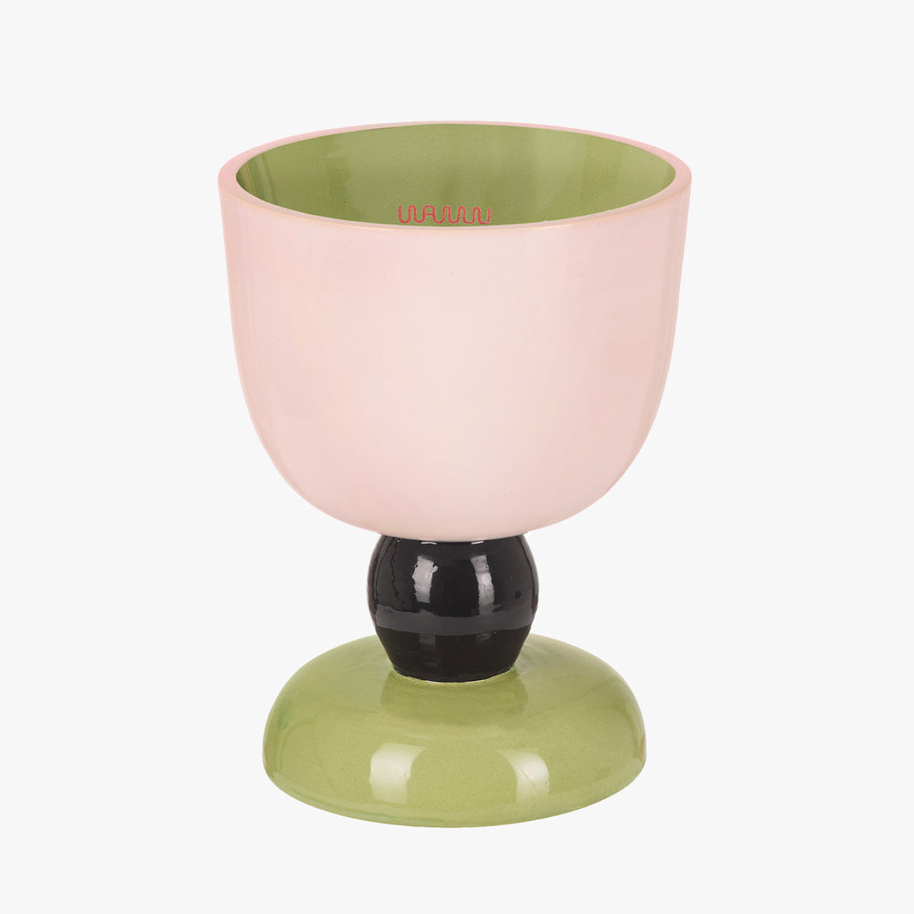Pink Reversible Candle Holder