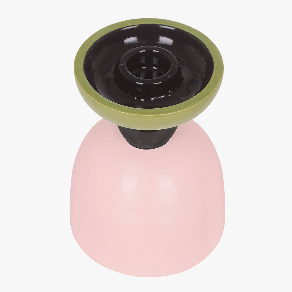 Bougeoir Réversible Rose