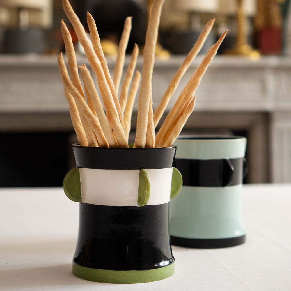 Vase de Table Noir
